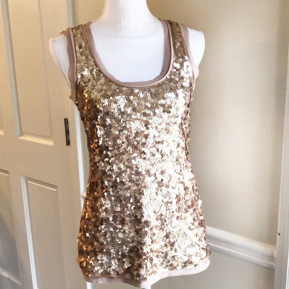 ✨ Loft Sequined Top ✨ - Picture 2 of 6